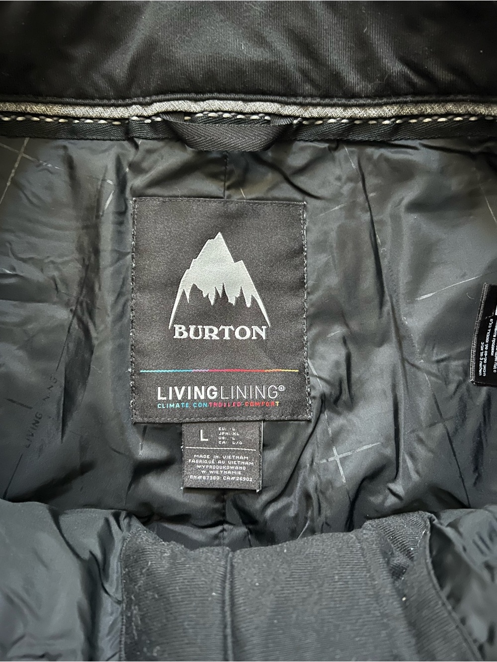 Burton Gray Men's Covert insulated Snow Pants Sz L like new - Picture 5 of 16